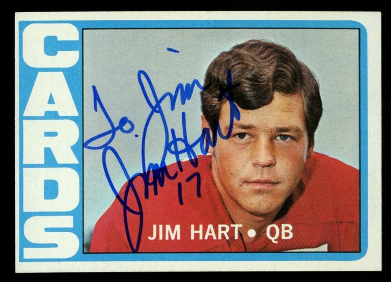 Jim Hart #88 signed autograph auto 1972 Topps Football Trading Card