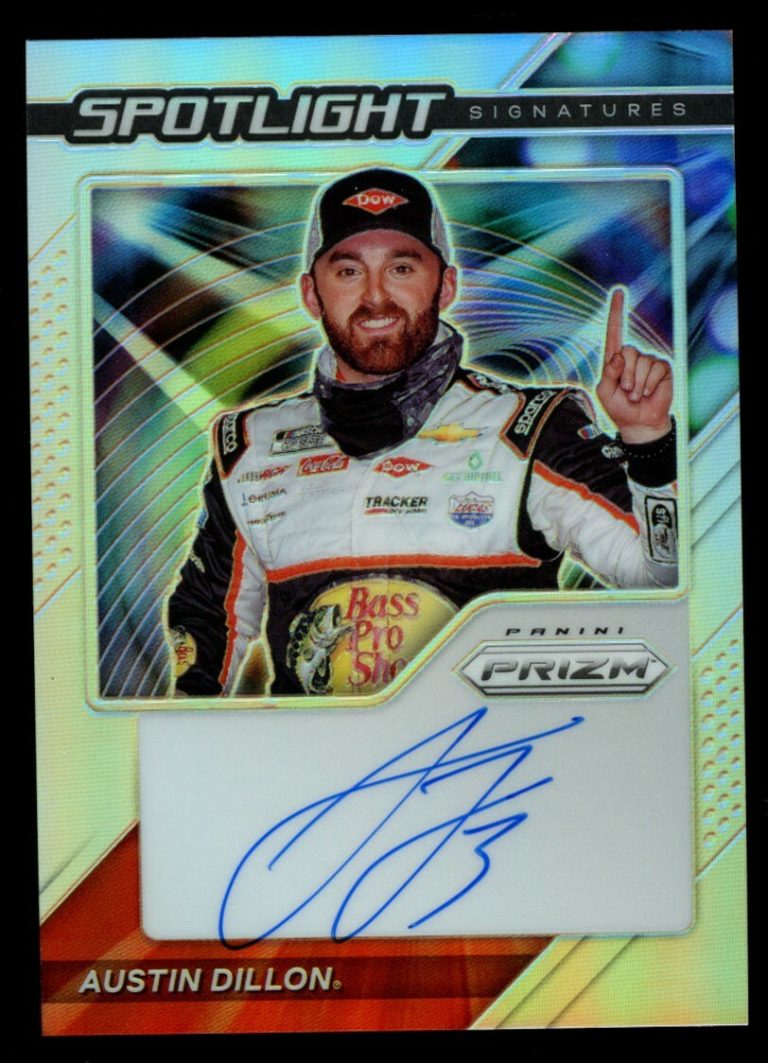 Austin Dillon #SS-AD signed autograph auto 2021 Panini Prizm Racing NASCAR Card~