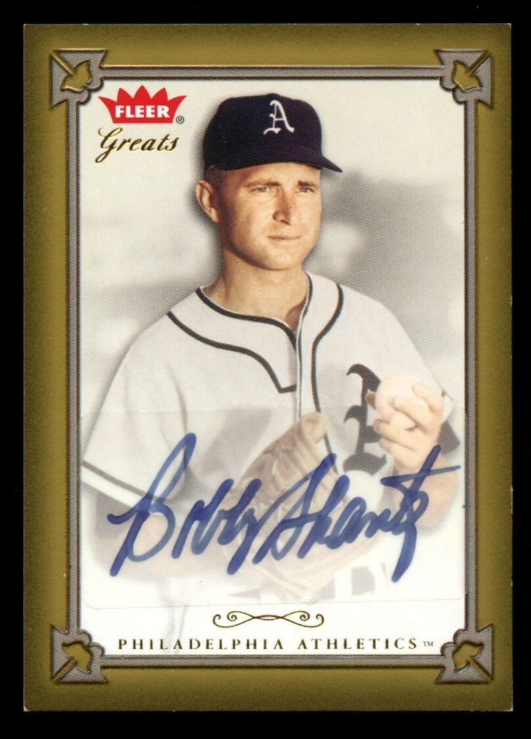 Bobby Shantz #GBA-BS signed autograph 2004 Fleer Greats of the Game Baseball ~