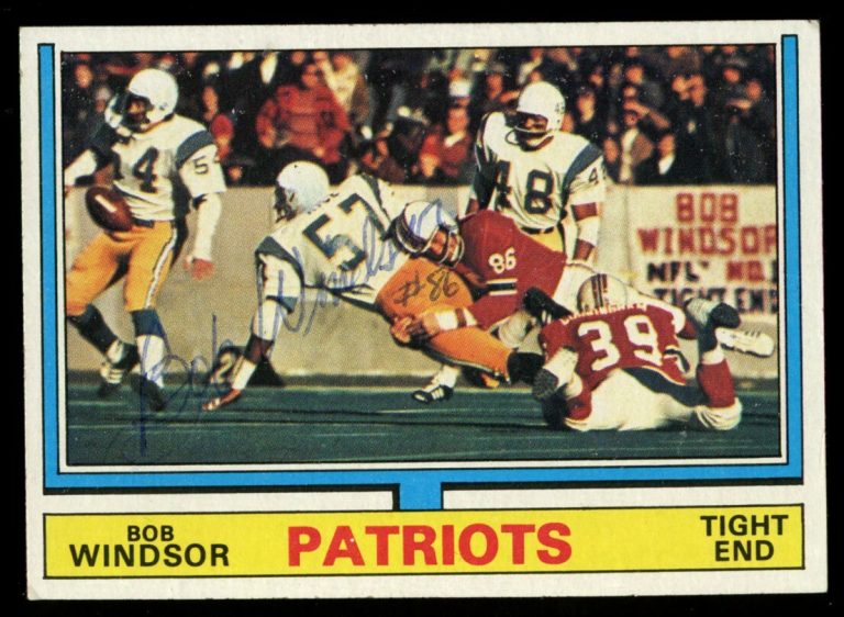 Bob Windsor #49 signed autograph auto 1974 Topps Football Trading Card