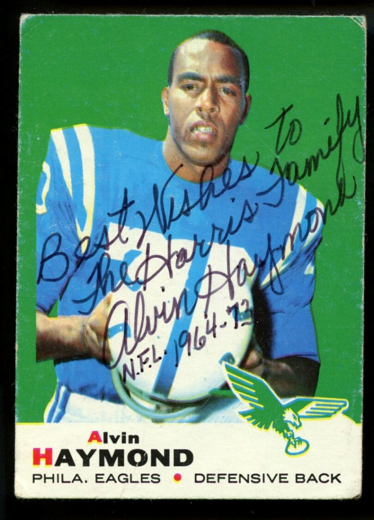 Alvin Haymond #16 signed autograph auto 1969 Topps Football Trading Card