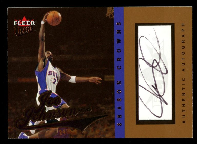 Joe Johnson #SC-JJ signed autograph 2004 Fleer Ultra Season Crowns Basketball