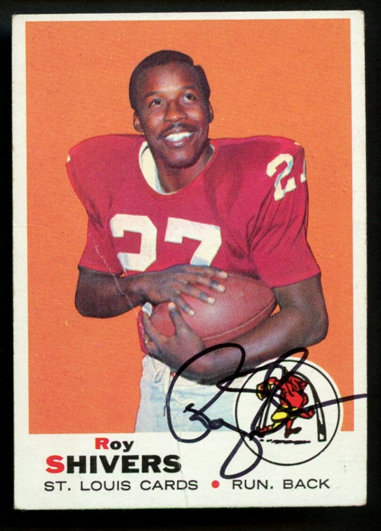 Roy Shivers #178 signed autograph auto 1969 Topps Football Trading Card