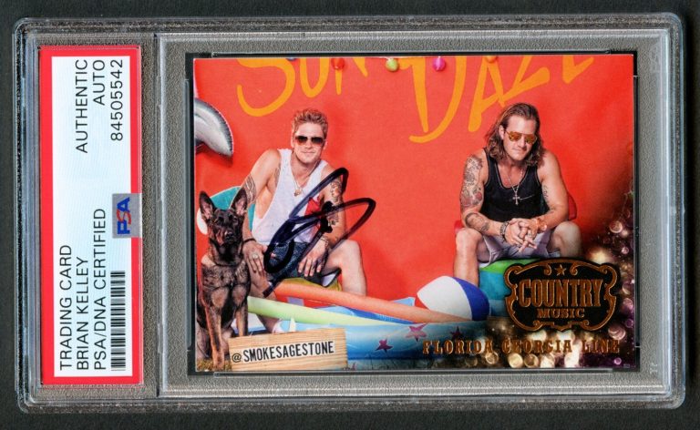 Brian Kelley #75 signed autograph auto 2014 Panini Country Music Card PSA Slab