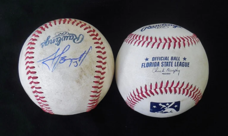 DILSON HERRERA AUTOGRAPHED GAME USED FSL BASEBALL (NEW YORK METS) W/ COA!