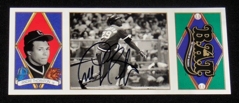 ANDRE THORNTON AUTOGRAPHED 93 UPPER DECK ALL-TIME HEROES BASEBALL CARD (INDIANS)