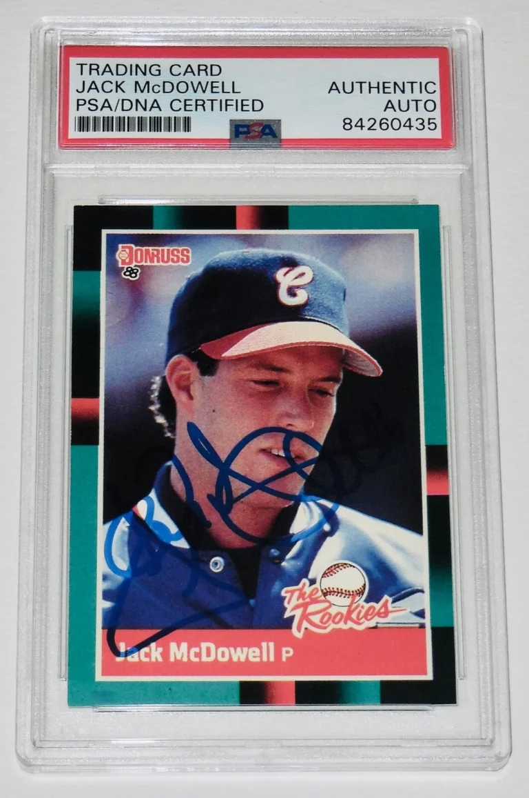 JACK MCDOWELL AUTOGRAPHED 1988 DONRUSS #40 