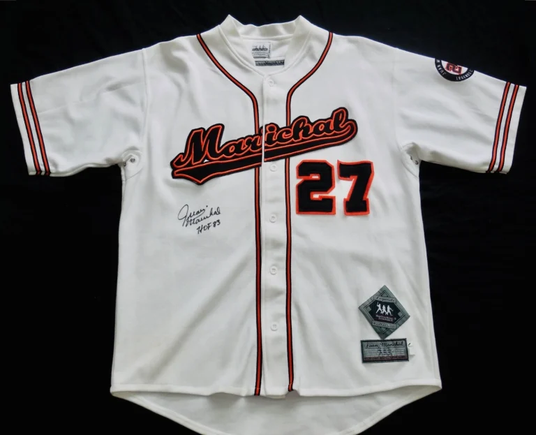 JUAN MARICHAL AUTOGRAPHED COMMEMORATIVE JERSEY (SAN FRANCISCO GIANTS) - HOF!