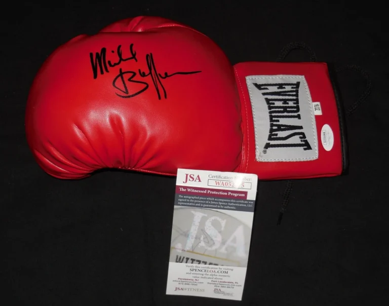 MICHAEL BUFFER AUTOGRAPHED EVERLAST BOXING GLOVE (READY TO RUMBLE) - JSA COA!