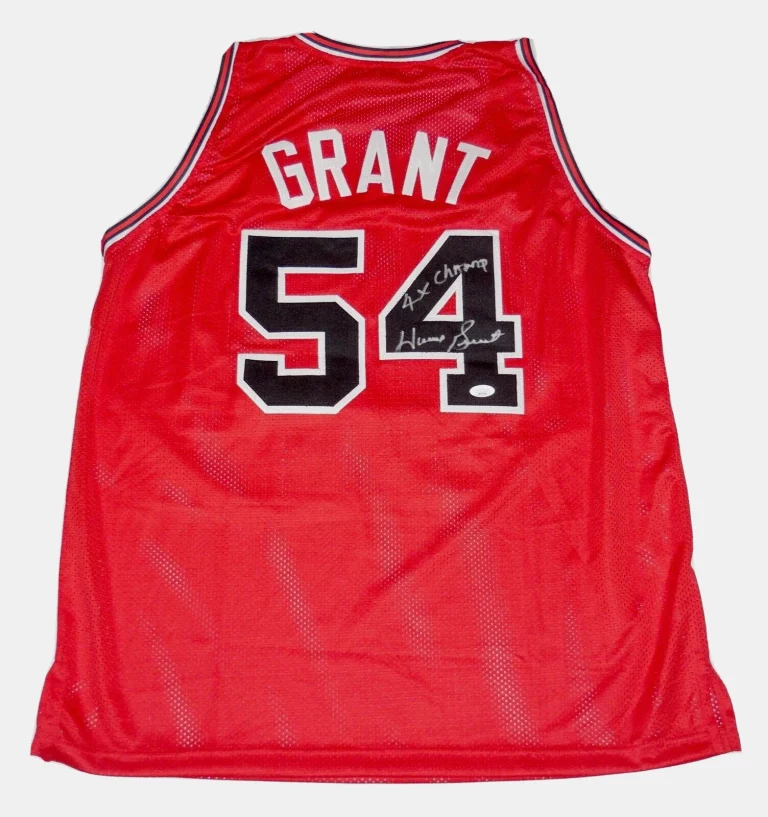 HORACE GRANT AUTOGRAPHED CUSTOM JERSEY (CHICAGO BULLS) - JSA COA!