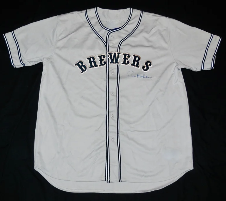 PAUL MOLITOR AUTOGRAPHED CUSTOM JERSEY (MILWAUKEE BREWERS) - HALL OF FAME!