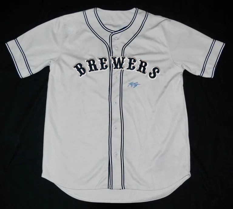RYAN BRAUN AUTOGRAPHED CUSTOM JERSEY (MILWAUKEE BREWERS) - 2011 NL MVP!
