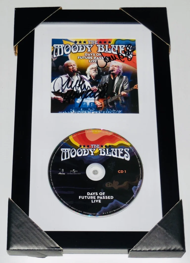 THE MOODY BLUES AUTOGRAPHED 