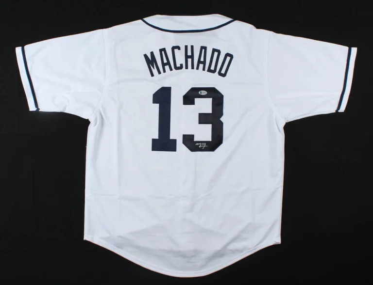 MANNY MACHADO AUTOGRAPHED CUSTOM JERSEY (SAN DIEGO PADRES) - BECKETT COA!