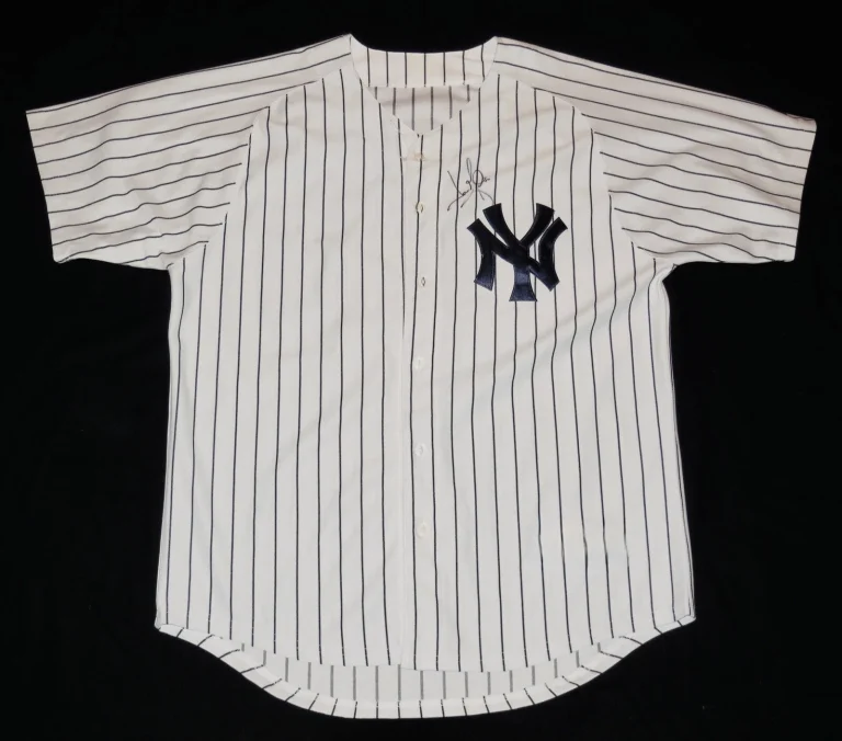 JASON GIAMBI AUTOGRAPHED CUSTOM JERSEY (NEW YORK YANKEES) - 5X ALL-STAR!