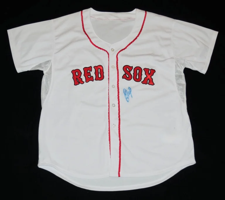 YOENIS CESPEDES AUTOGRAPHED CUSTOM JERSEY (BOSTON RED SOX) - 2X All-Star!