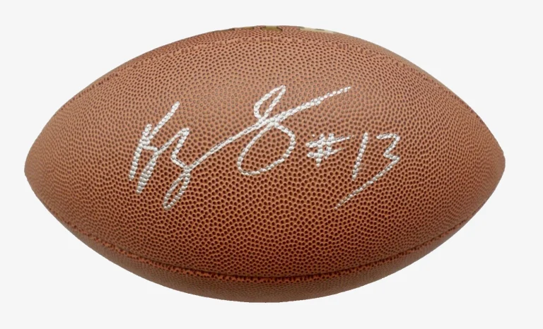 KELVIN BENJAMIN AUTOGRAPHED WILSON NFL FOOTBALL (PANTHERS) - W/ COA!