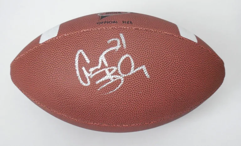 ANTHONY BECHT AUTOGRAPHED WILSON NCAA FOOTBALL (NEW YORK JETS) - W/ COA!
