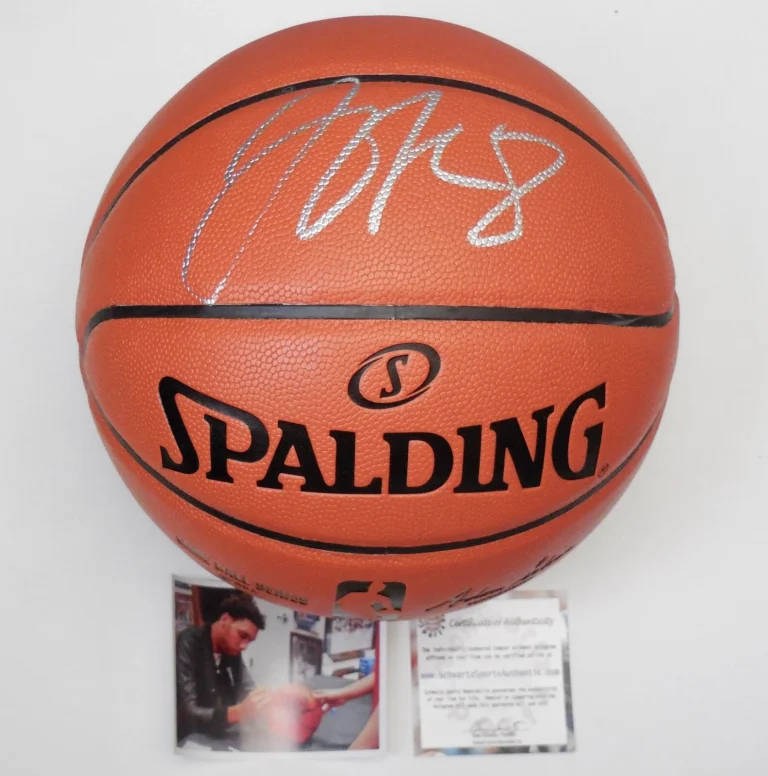 JAHLIL OKAFOR AUTOGRAPHED FULL SIZED BASKETBALL (76'ERS) W/ COA & PROOF!