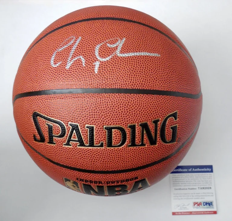 CHEVY CHASE AUTOGRAPHED FULL SIZED NBA BASKETBALL (FLETCH) - PSA DNA!