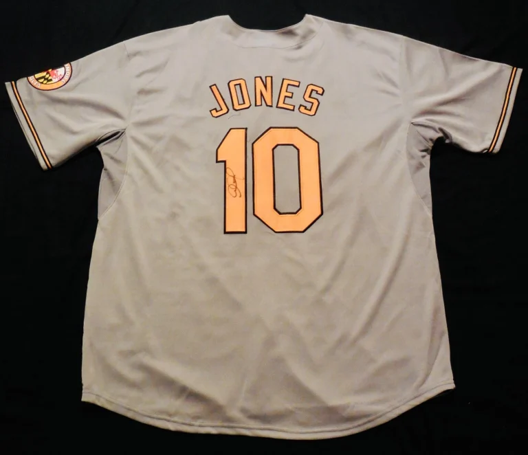ADAM JONES AUTOGRAPHED CUSTOM JERSEY (BALTIMORE ORIOLES) - 5X All-Star!