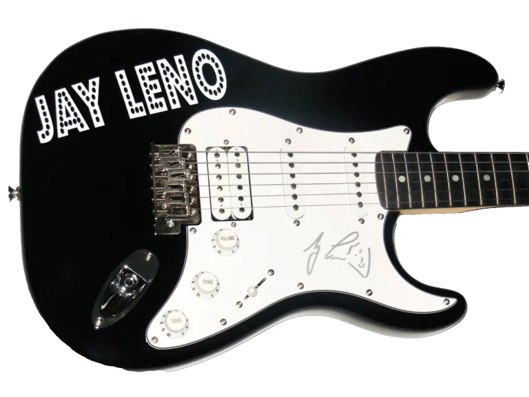 JAY LENO AUTOGRAPHED GUITAR (TONIGHT SHOW HOST) - W/ COA!
