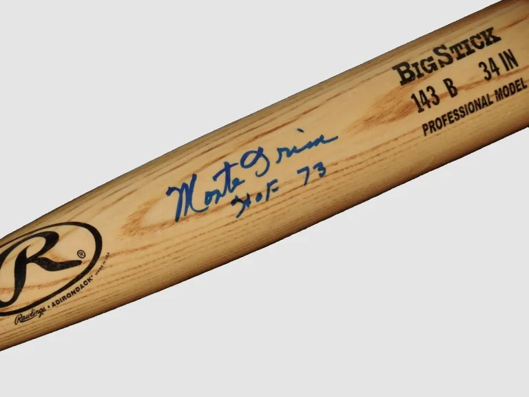 MONTE IRVIN AUTOGRAPHED BAT (NEW YORK GIANTS) - Spring Training Used Bat!