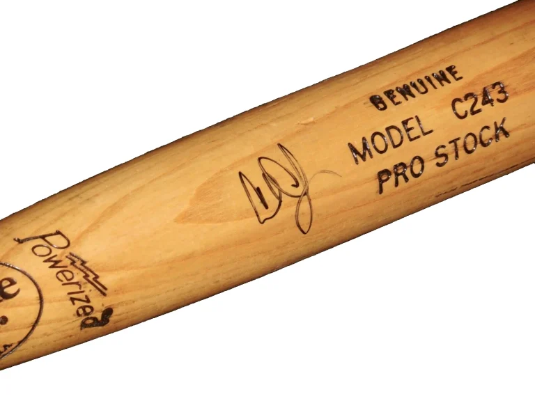 CARL CRAWFORD AUTOGRAPHED BAT (TAMPA BAY RAYS) - Spring Training Used Bat!