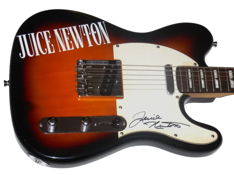 JUICE NEWTON AUTOGRAPHED GUITAR (SINGER / SONGWRITER) - W/ COA!