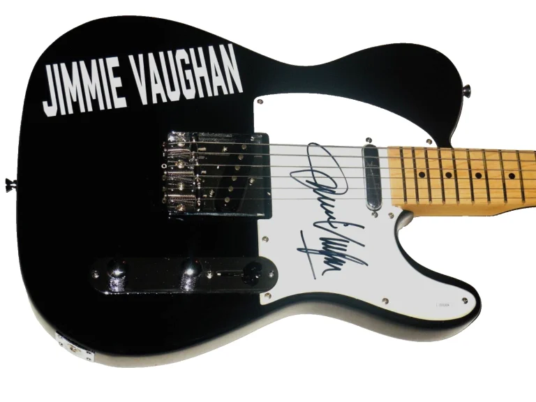 JIMMIE VAUGHAN AUTOGRAPHED GUITAR (SINGER / GUITARIST) - JSA COA!