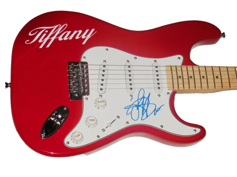 TIFFANY DARWISH AUTOGRAPHED GUITAR (SINGER) - W/ COA!