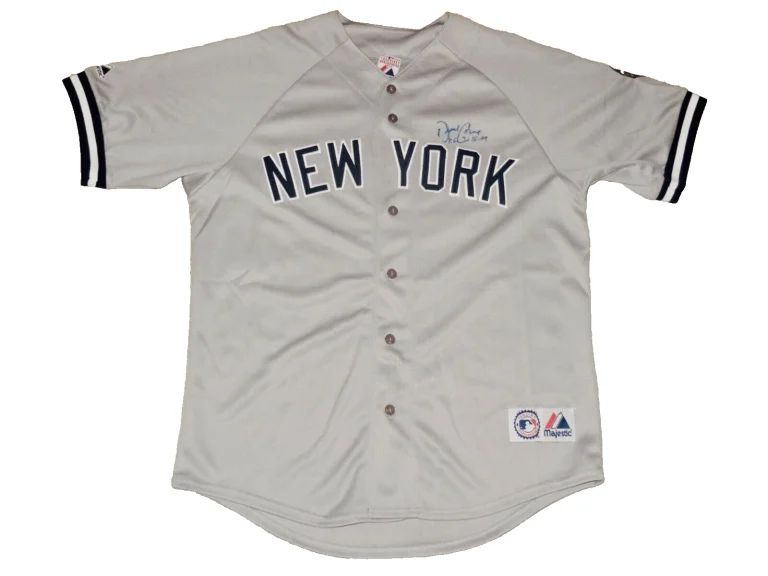 DAVID CONE AUTOGRAPHED JERSEY (NEW YORK YANKEES) - 1999 PERFECT GAME!