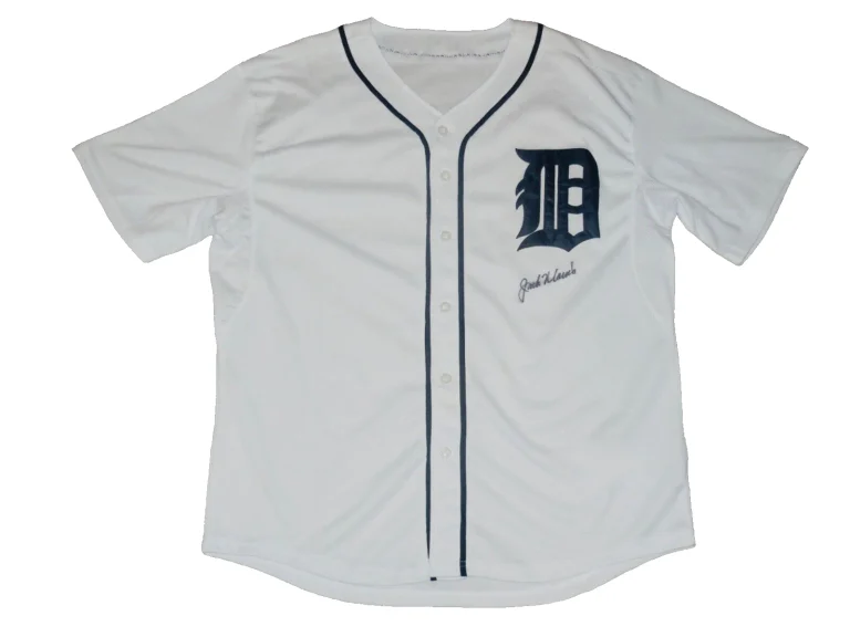 JACK MORRIS AUTOGRAPHED JERSEY (DETROIT TIGERS) - HALL OF FAME 2018!