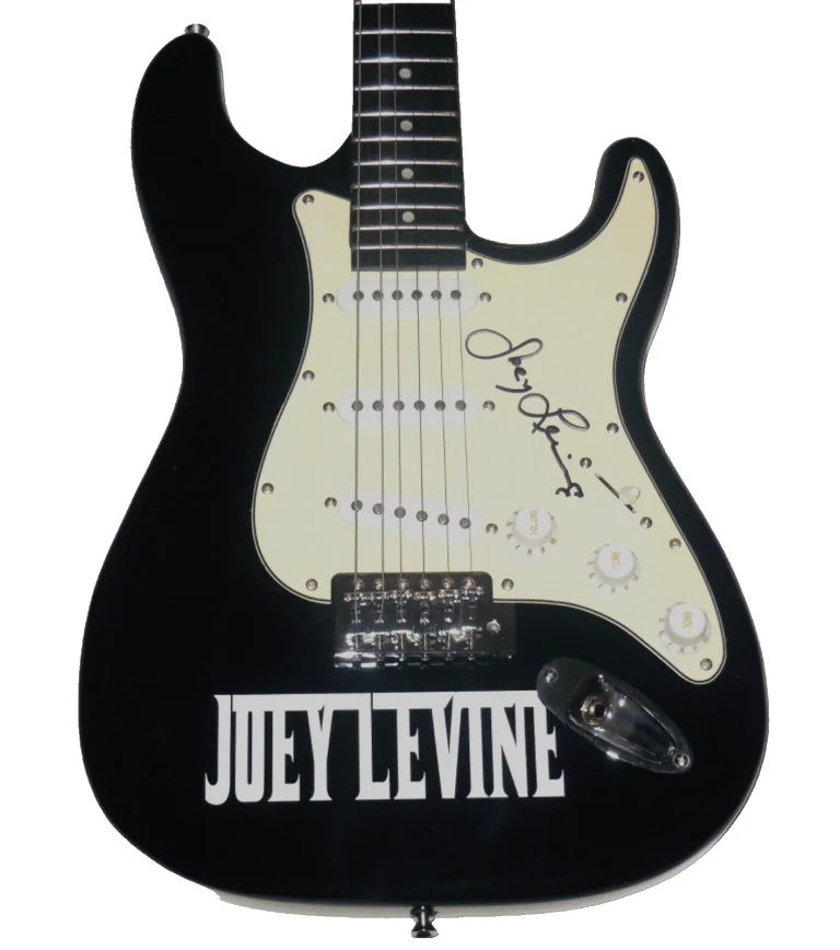 JOEY LEVINE AUTOGRAPHED ELECTRIC GUITAR (OHIO EXPRESS & THIRD RAIL) - W/ COA!