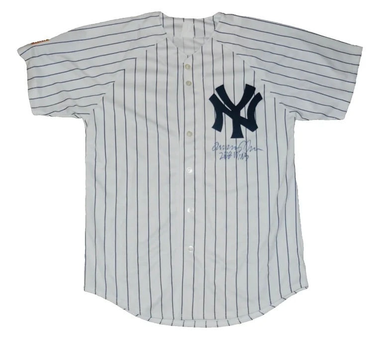 TOMMY JOHN AUTOGRAPHED JERSEY (NEW YORK YANKEES) - 288 CAREER WINS!