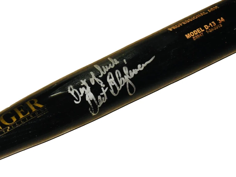 BERT BLYLEVEN AUTOGRAPHED BAT (MINNESOTA TWINS) - Spring Training Used Bat!