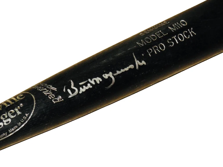 BILL MAZEROSKI AUTOGRAPHED BAT (PITTSBURGH PIRATES) - Spring Training Used Bat!
