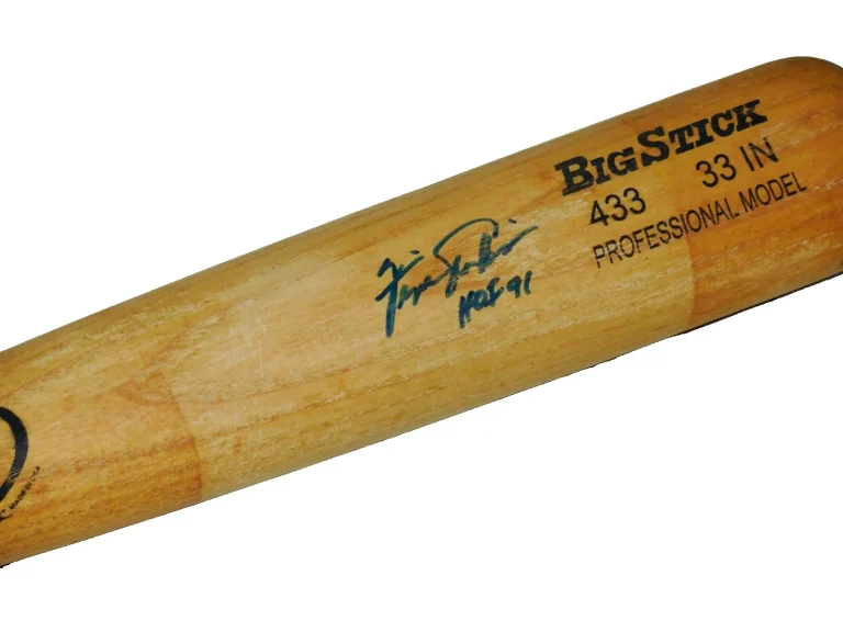 FERGIE JENKINS AUTOGRAPHED BAT (CHICAGO CUBS) - Spring Training Used Bat!