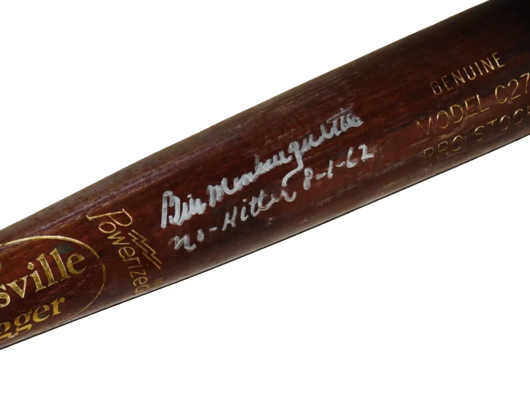 BILL MONBOUQUETTE AUTOGRAPHED BAT (BOSTON RED SOX) - Spring Training Used Bat!