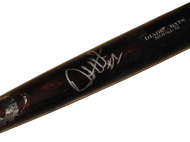 ORLANDO HUDSON AUTOGRAPHED BAT (ARIZONA DIAMONDBACKS) - Spring Training Used Bat