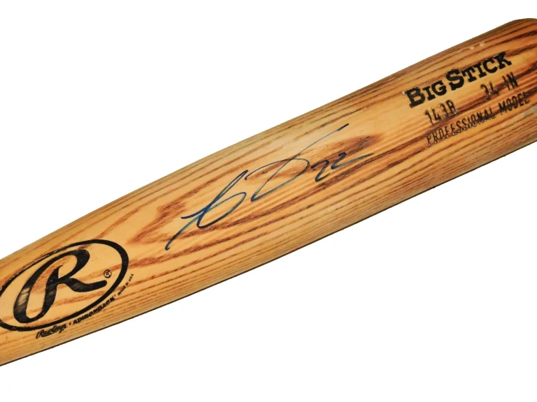 CARLOS GOMEZ AUTOGRAPHED BAT (MILWAUKEE BREWERS) - Spring Training Used Bat!