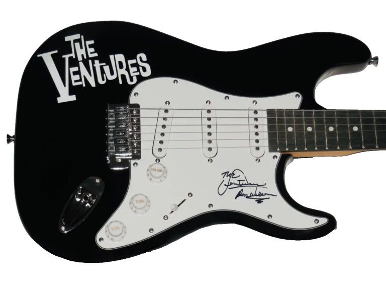 DON WILSON AUTOGRAPHED ELECTRIC GUITAR (THE VENTURES) - W/ COA!