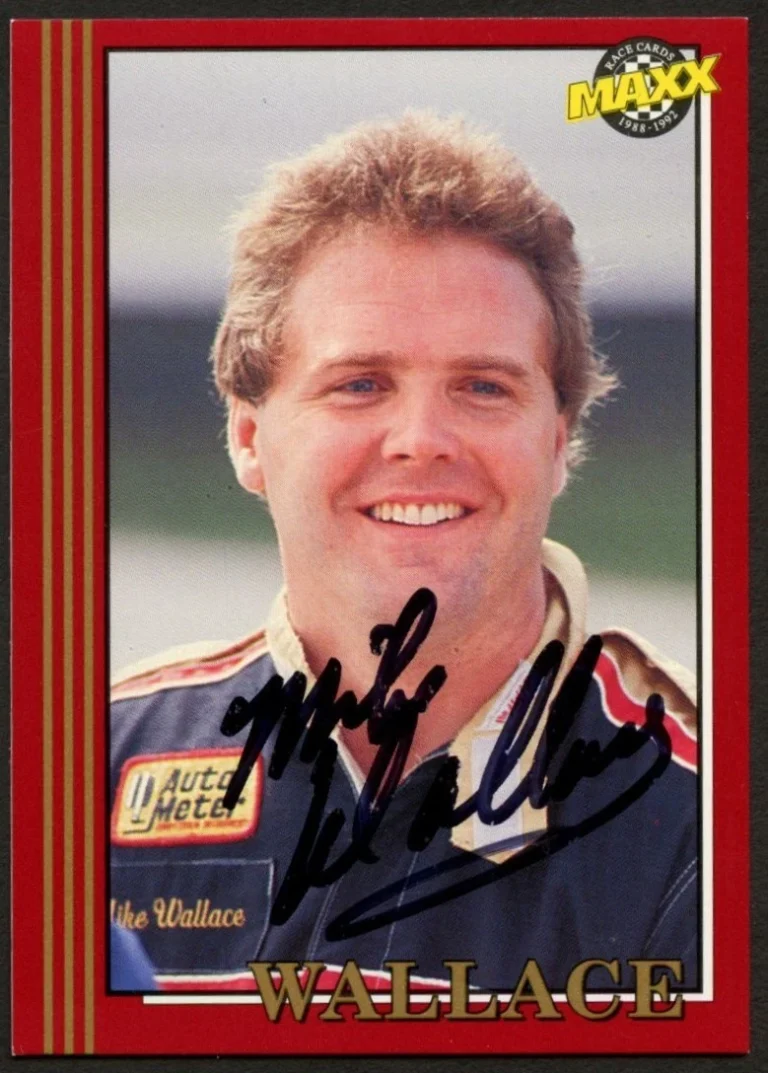 Mike Wallace #23 signed autograph auto 1992 Maxx NASCAR Racing Trading Card
