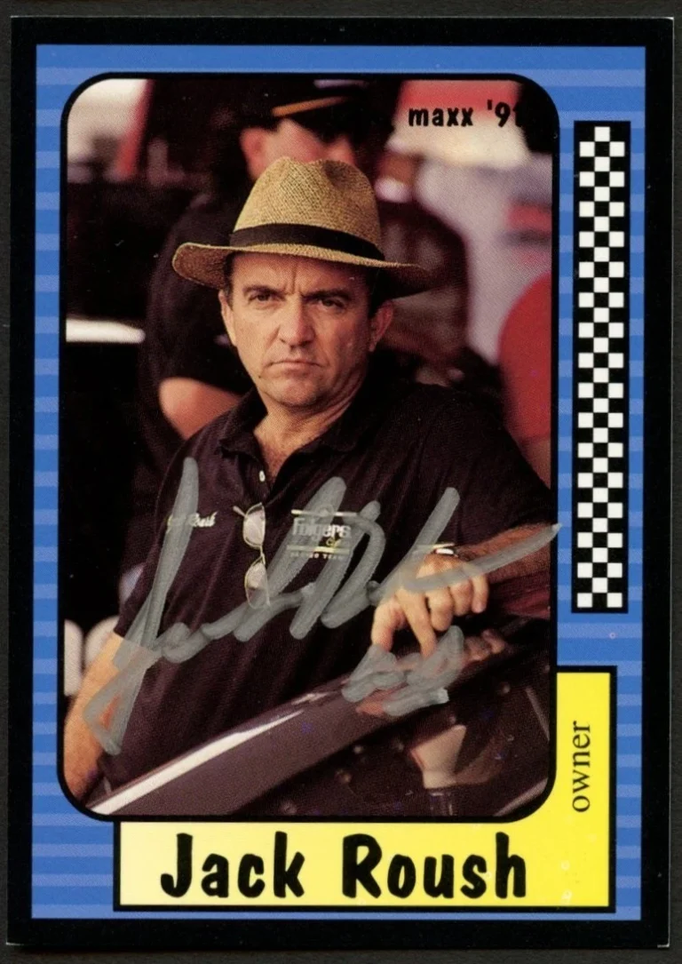 Jack Roush #60 signed autograph auto 1991 Maxx NASCAR Racing Trading Card