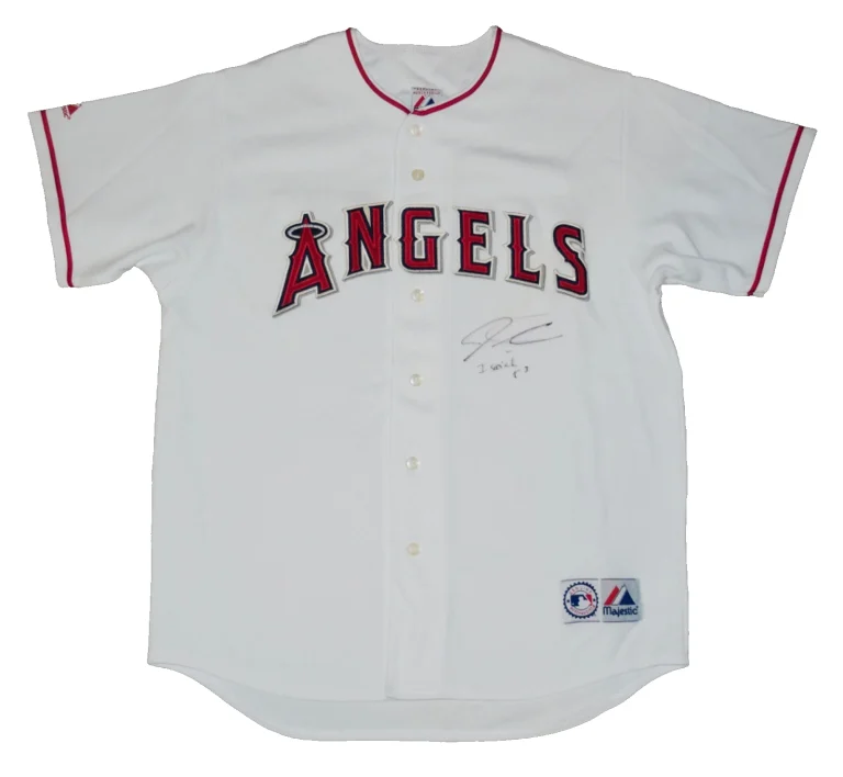 JOSH HAMILTON AUTOGRAPHED JERSEY (LOS ANGELES ANGELS) - 5X MLB ALL-STAR!