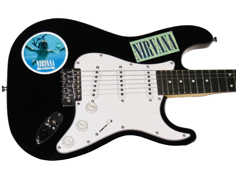 KRIST NOVOSELIC AUTOGRAPHED ELECTRIC GUITAR (NIRVANA) - W/ COA!