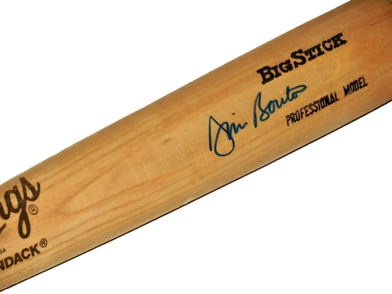 JIM BOUTON AUTOGRAPHED RAWLINGS BAT (NEW YORK YANKEES) - W/ COA!