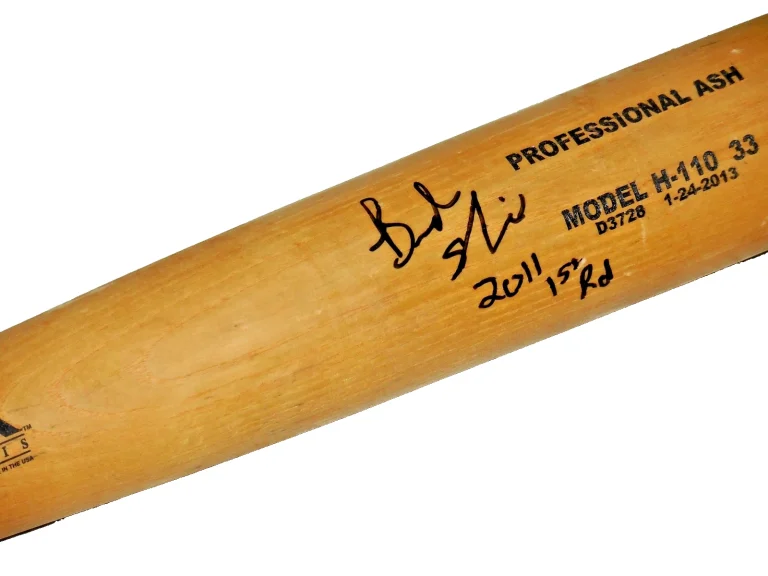 BRANDON NIMMO AUTOGRAPHED BAT (METS / RANGERS) - Spring Training Used Bat!