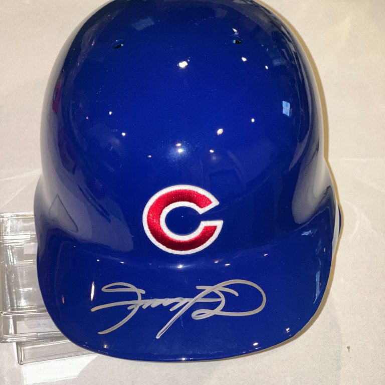 SAMMY SOSA Signed OFFICIAL Chicago CUBS Batting HELMET Beckett (BAS)