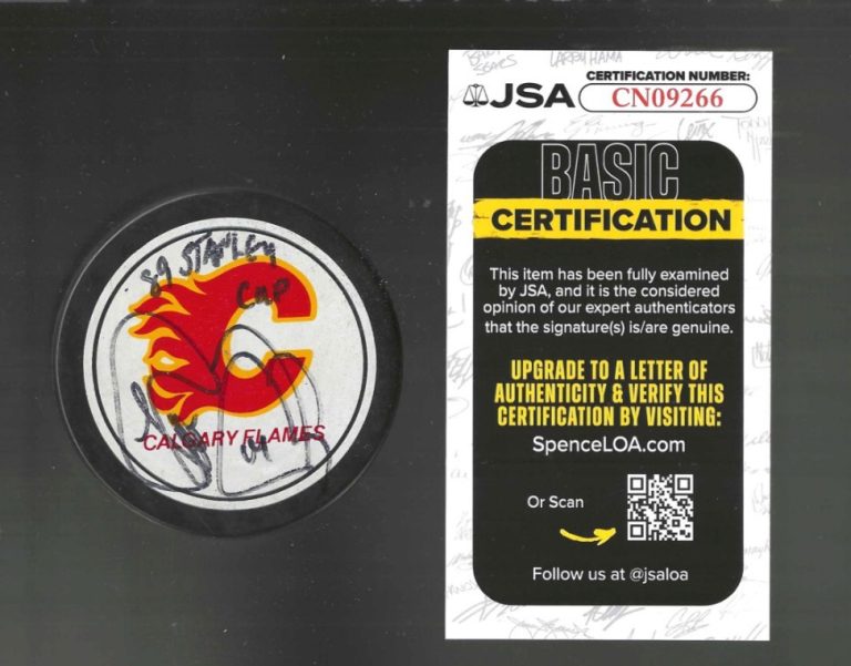 Theo Fleury Signed Inscribed 